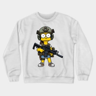 Tactical Yellow People Crewneck Sweatshirt